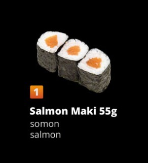 Salmon Maki 55g