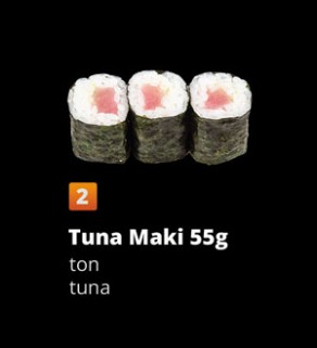 Tuna maki 55g