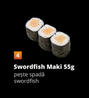 Swordfish maki 55g