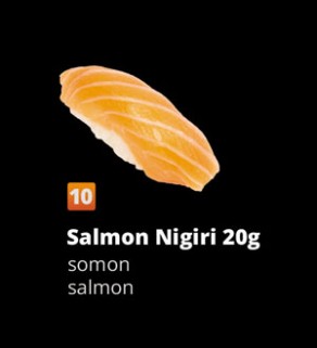 Salmon nigiri 55g