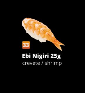 Ebi nigiri 25g