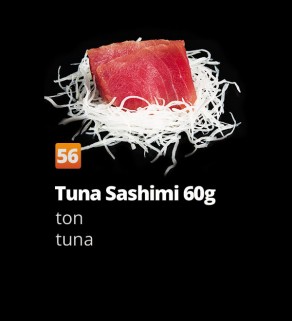 Tuna sashimi 60g