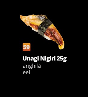 Unagi nigiri 25g