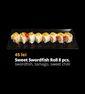 Sweet swordfish roll 8 buc
