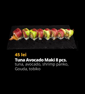 Tuna avocado maki 8 pcs