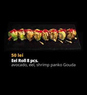 Eel roll 8 buc